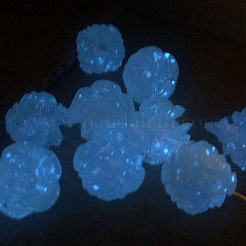 Светящиеся акриловые бусины&nbsp;PW-WG10111-01