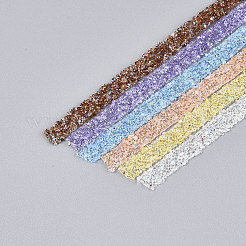 Отделка стразами из смолы и бисером&nbsp;DIY-N008-04