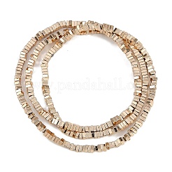 Гальванические нити из синтетических немагнитных гематитовых бусин G-G174-H01-01