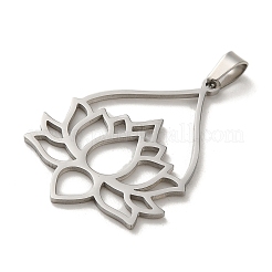 Pendentifs en acier inoxydable 304 anti-ternissement&nbsp;STAS-O005-07P