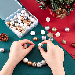 1 набор непрозрачных акриловых бусин MACR-PH0001-51D