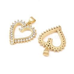 Латунные микро проложить кубического циркония подвески&nbsp;KK-F919-08A-G