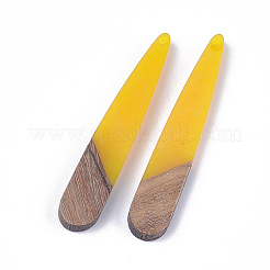 Подвески из смолы и ореха&nbsp;X-RESI-S358-40C