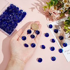 80шт стеклянные пришивные стразы GLAA-ME0001-15B