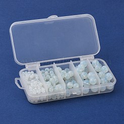 4 filo di perle di opalite stile&nbsp;GLAA-FS0001-17