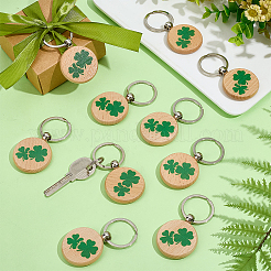 36 porte-clés pendentif en bois&nbsp;KEYC-PH0002-33