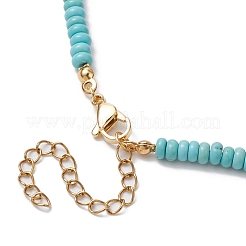 Collane di perle e turchese naturale&nbsp;NJEW-JN05092-02