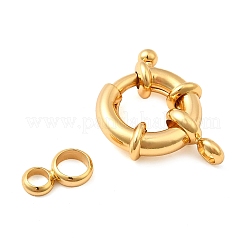 Латунная застежка пружинного кольца KK-D407-01G-D