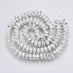 Гальванические бусины из натуральной лавы G-T114-66S