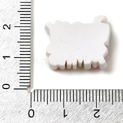 Кабошоны из непрозрачной смолы с рождественской тематикой RESI-B028-01A