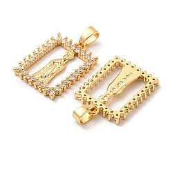 Латунные микро проложить кубического циркония подвески KK-P250-46G
