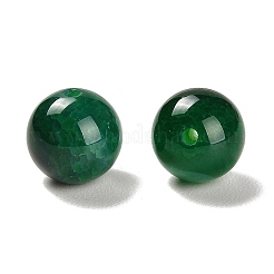天然緑龍脈瑪瑙ビーズ  ラウンド  10mm  穴：1.6mm&nbsp;G-K349-02B