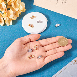 8шт 2 цвета стеклянные подвески&nbsp;KK-TA0001-77