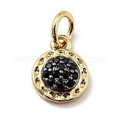 Латунные микро проложить кубического циркония подвески KK-E015-19G