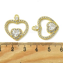 Кулоны из экологически чистой латуни с микропаве и кубическим цирконием&nbsp;KK-A204-14G