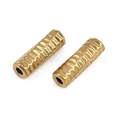 304ステンレスチューブビーズ  イオンプレーティング（ip）  ゴールドカラー  6x2mm  穴：0.5~1mm&nbsp;SA-CBA098D-08B-G