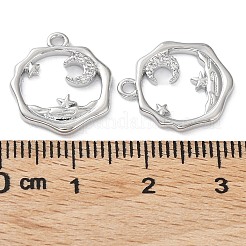 Латунь с подвесками из прозрачного кубического циркония&nbsp;KK-G474-18P