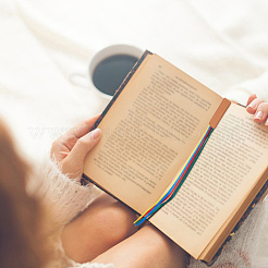 Закладка из искусственной кожи AJEW-WH0696-020B