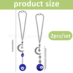 2 шт. 304 нержавеющая сталь тросовая цепь подвесное украшение&nbsp;HJEW-FH00132