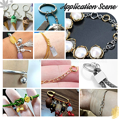 80 шт. 925 разъемных кольца из стерлингового серебра STER-PH0001-47