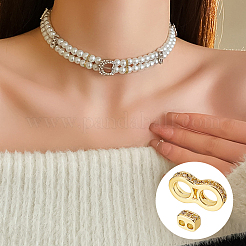 15 шт. 2-х стилевых латунных многорядных звеньев с микропаве из кубического циркония KK-WR0001-16