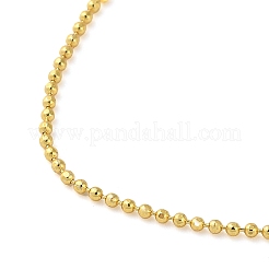 Ожерелья-цепочки из латуни с покрытием стойки NJEW-K256-02G