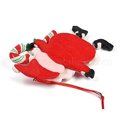 Рождественские подвесные украшения из ПВХ HJEW-S003-03D