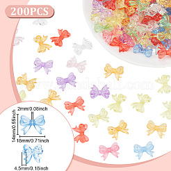 200 шт. Прозрачные акриловые бусины&nbsp;TACR-UN0001-01