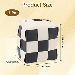 Коробки ткани искусственной кожи&nbsp;AJEW-WH20042-02A