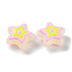 Стеклянные бусины из имитации нефрита GLAA-L047-05E