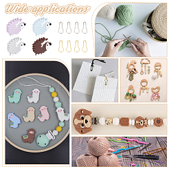 Силиконовые бусины в виде ежика своими руками IFIN-NB0001-57