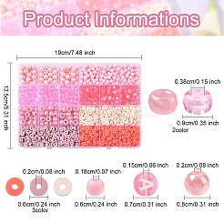 DIY-Schmucksets mit rosa Farbthema&nbsp;DIY-YW0012-89