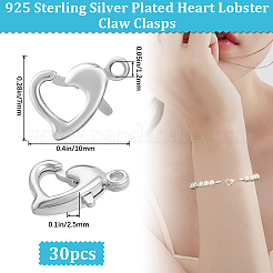 30 шт. латунные застежки-лобстеры KK-BBC0014-65S