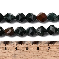 Нити бусин из натурального кровавика/гелиотропа&nbsp;G-Z119-A16-03