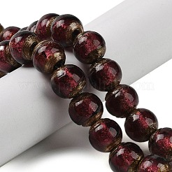 Ручной золотой песок бусины бисер нитей LAMP-P062-01B