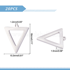 20 шт. подвески из нержавеющей стали 304&nbsp;STAS-UN0033-16