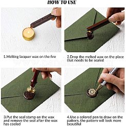 Набор сургучной печати AJEW-WH0131-840