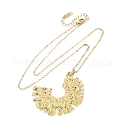 Преувеличенные полукруглые подвески из нержавеющей стали 304&nbsp;NJEW-M096-27G