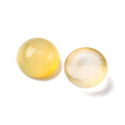 Кабошоны из натурального желтого агата&nbsp;G-K348-07C-04