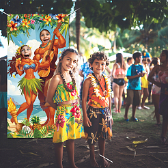 Фон для фото из полиэстера HJEW-WH0081-015