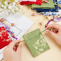 14 pochette en soie de 14 styles&nbsp;ABAG-GA0001-12