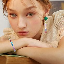 80 шт. 8 вида бусин натурального драгоценного тона G-NB0003-51