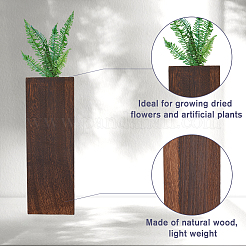Pflanzenhänger aus Holz&nbsp;AJEW-WH0596-100