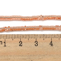 Fili di perline di ematite sintetica sintetica non magnetica elettrolitica&nbsp;G-I360-I01-03