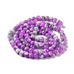 Строковые и обжиговые стеклянные бусины в нитях&nbsp;GLAA-S176-11