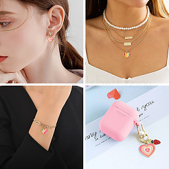 30шт 15 стиля подвески из сплава с эмалью&nbsp;ENAM-TA0001-98