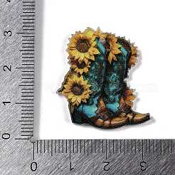 Непрозрачные акриловые подвески&nbsp;MACR-D036-01A