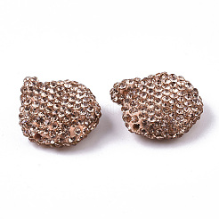 Ручной полимерной глины шариков Rhinestone RB-T017-07F