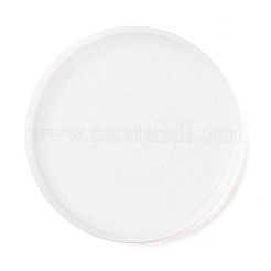 Diy плоская круглая чашка коврик силиконовые Молды DIY-E036-07