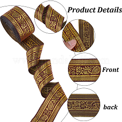 7 м плоские полиэстеровые ленты в этническом стиле OCOR-WH0003-010E